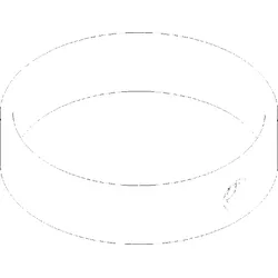 Dornbracht Ring Accessoires chrom 081720619-00 ET 081720619 D 109 x 25 mm Chrom