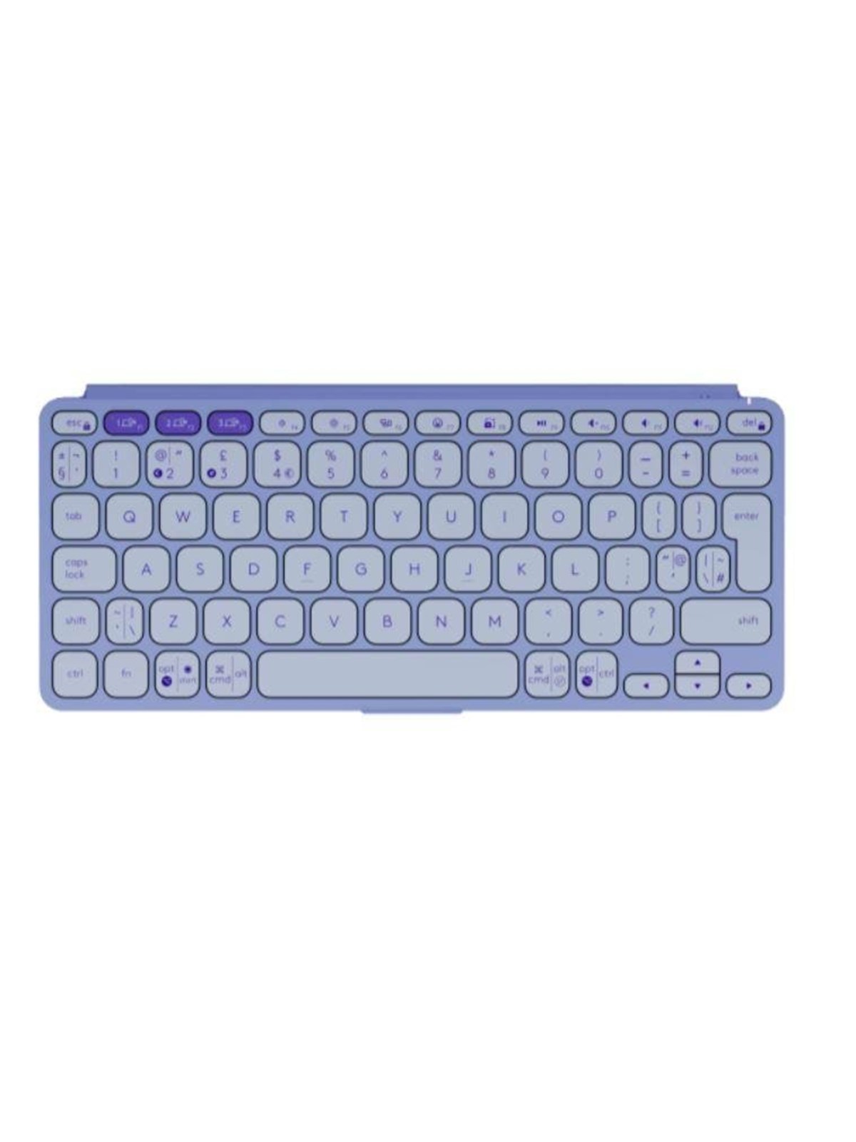 Logitech Keys-To-Go 2 - Tastatur - Universal - Lila