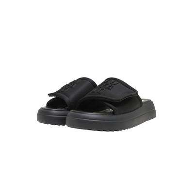 Plateausandaletten BUFFALO "Buffalo ZYDA - VEGAN LYCRA", Damen, Gr. 38, schwarz, Kunstfaser, unifarben, Schuhe