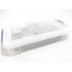 MakerBeam Premium Starter Kit, schwarz eloxiert, 10x10mm Profile, Winkel, Eckwürfel, Schrauben, Box (Baukit), Robotik Modul