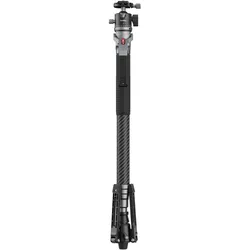 SmallRig 5564 Carbon Fiber Photography Monopod (Carbon, Kunststoff, Metall), Stativ, Schwarz