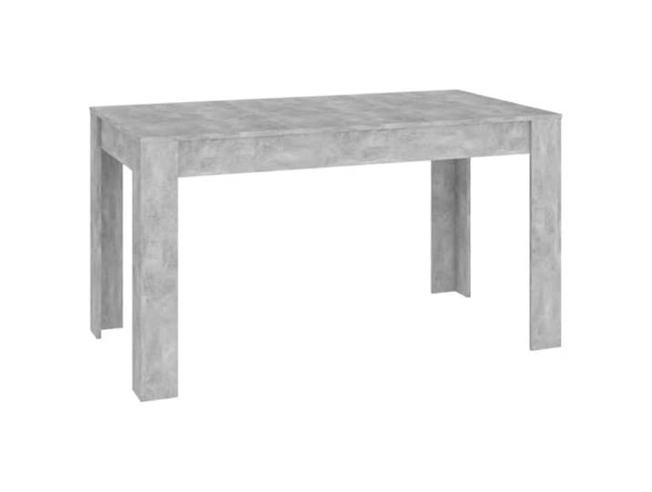 Fisinber Esstisch Betongrau 140x74,5x76 cm Holzwerkstoff Modern Küchentisch Stabiler Speisetisch in Beton-Optik für Küche und Esszimmer, pflegeleicht abwischbar und schlicht elegant gestaltet.