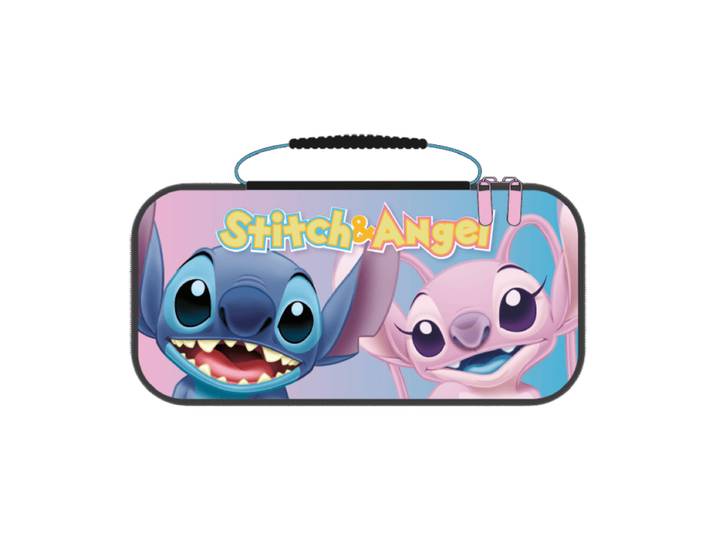 Cerdà Disney Lilo et Stitch Housse de protection Nintendo Switch 2 - Rangement accessoires et 8 jeux - Motif Stitch et Angel
