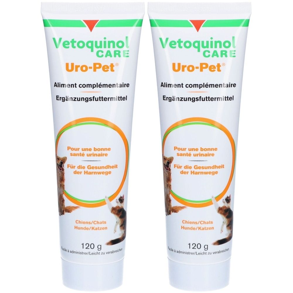 Uro-Pet Erg.Futterm.Gel f.Hunde/Katzen 2x 2x120 g Gel