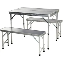 WellHome - Tisch und 2 Bänke Set 90x60x70cm