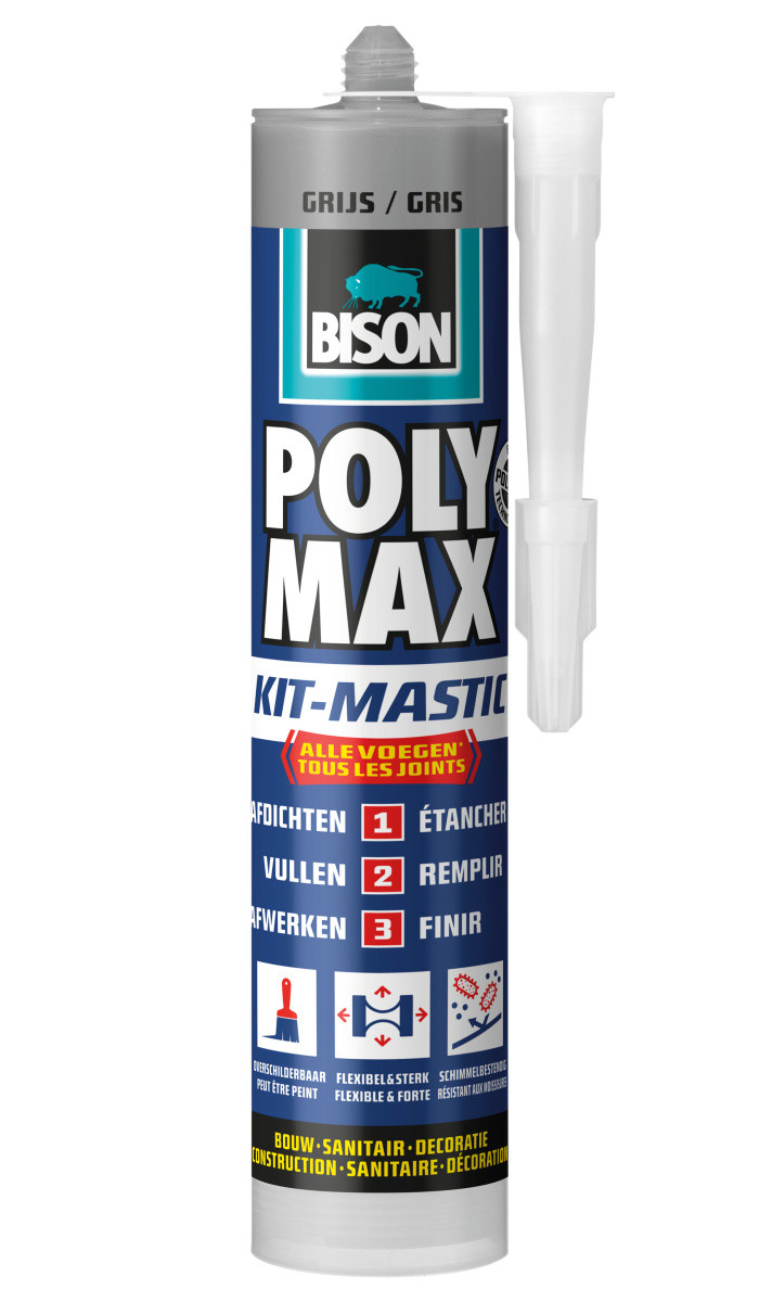 Bison Polymax Seal Grijs 280 ml