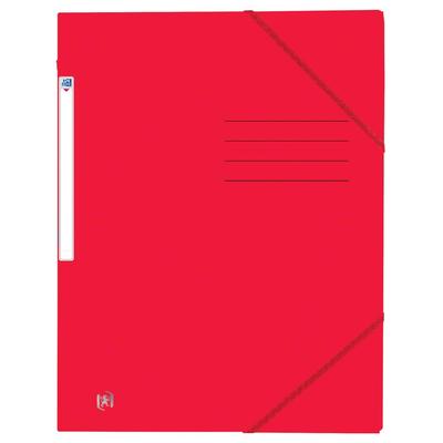 Oxford Eckspannmappe Top File+ A4 390g rot