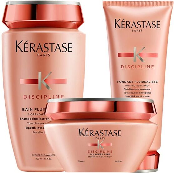 650ml Kérastase Discipline Fluidealiste Set (Shampoo 250ml + Conditioner 200ml + Maskeratine 200ml)