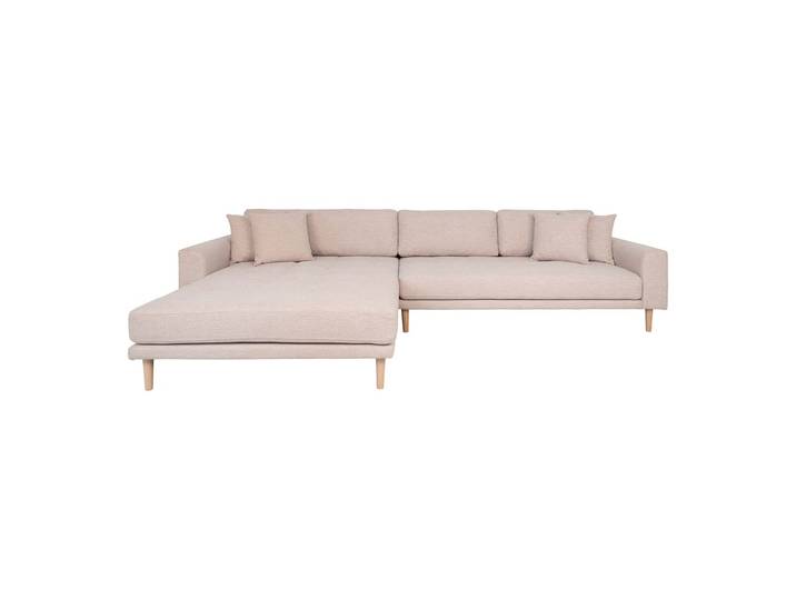 Lido canapé \, loungesofa tourné vers la gauche avec 4 coussins sable.