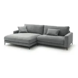 Sormani Ecksofa Florenz Stoff Grey Famous