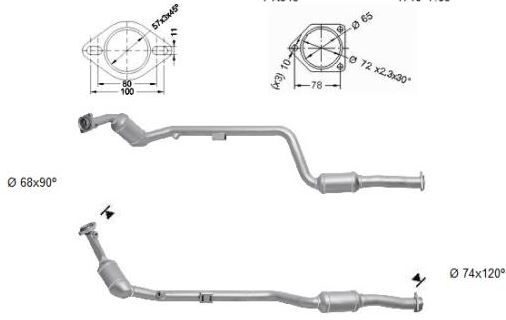 Vegaz Katalysator Mk818 Für Mercedes