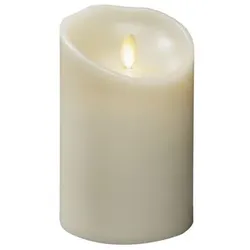 Konstsmide Weihnachtsbeleuchtung  LED Echtwachskerze 3D Flamme 13,4cm
