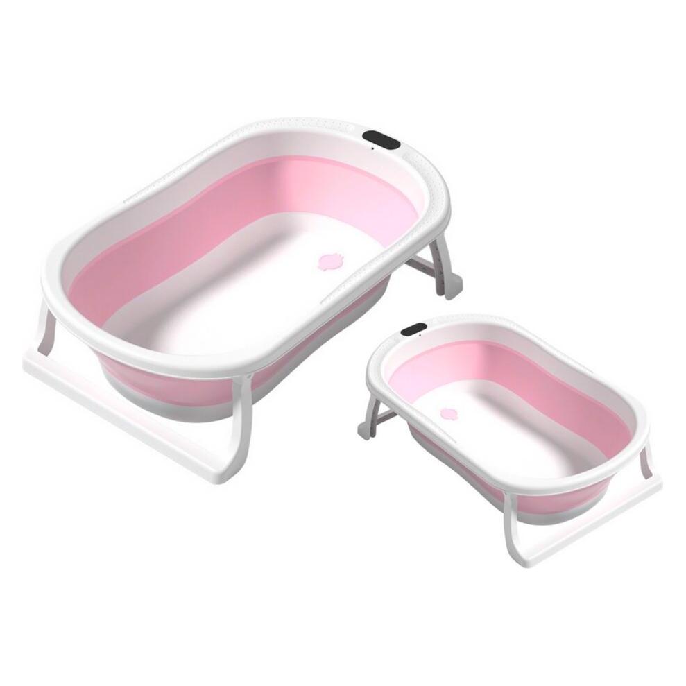 [n]fibrecare Leantoys Klappbare Anti-Rutsch-Badewanne rosa (53192321)