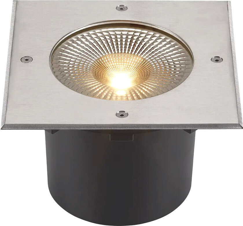 Slv Rocci 200 El Eckig, Bodeneinbauleuchte Schwarz 16w 3000k 120° - Einbauleuchten (Outdoor)