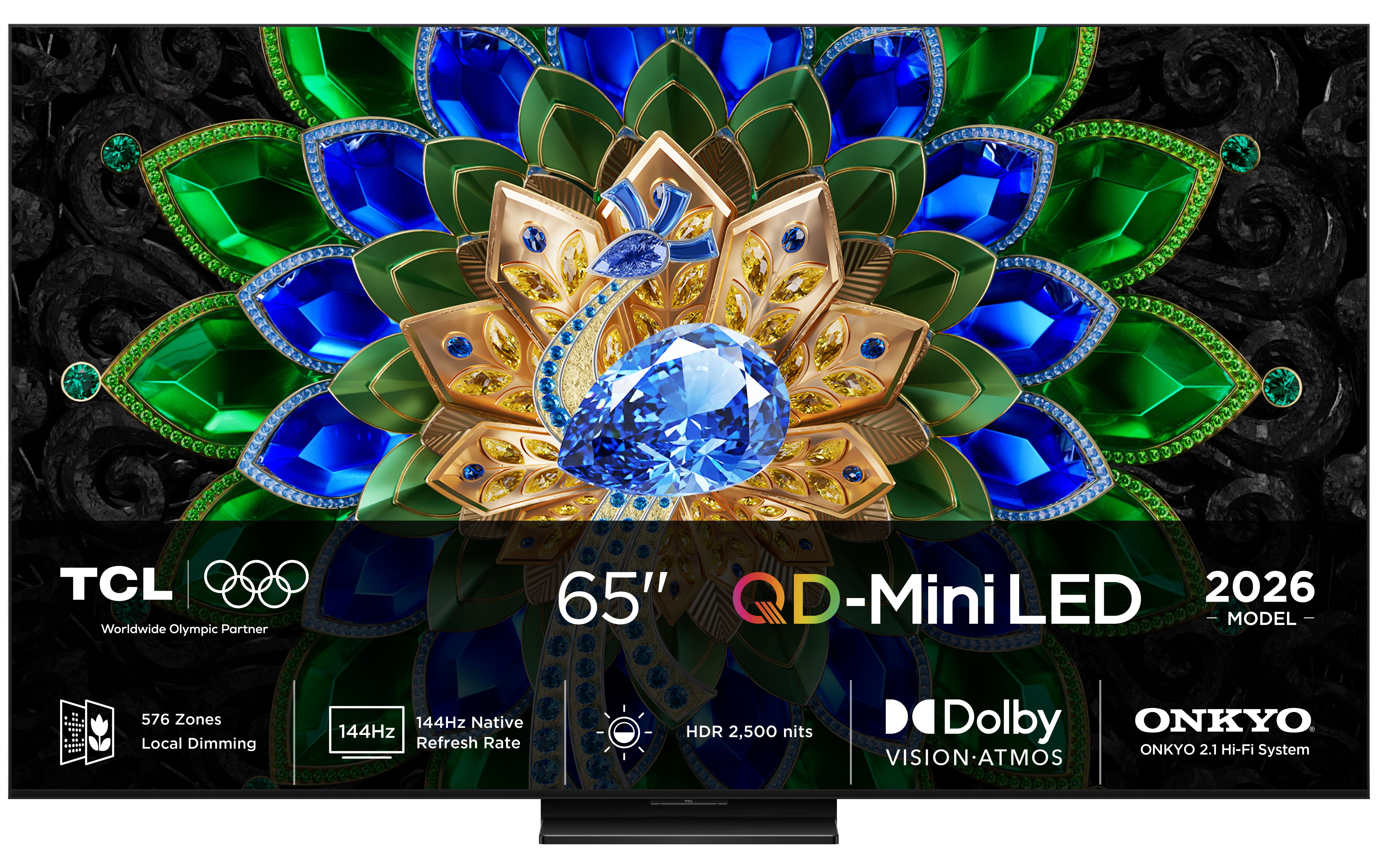 TCL 65A400U MiniLed 165,1 cm (65 Zoll) Fernseher 4K Ultra HD VESA 400 x 400 mm