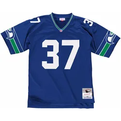 Mitchell & Ness, Herren, Sportshirt, NFL Legacy Jersey Seattle Seahawks 2000 Shaun Alexander (XXL), Blau, XXL