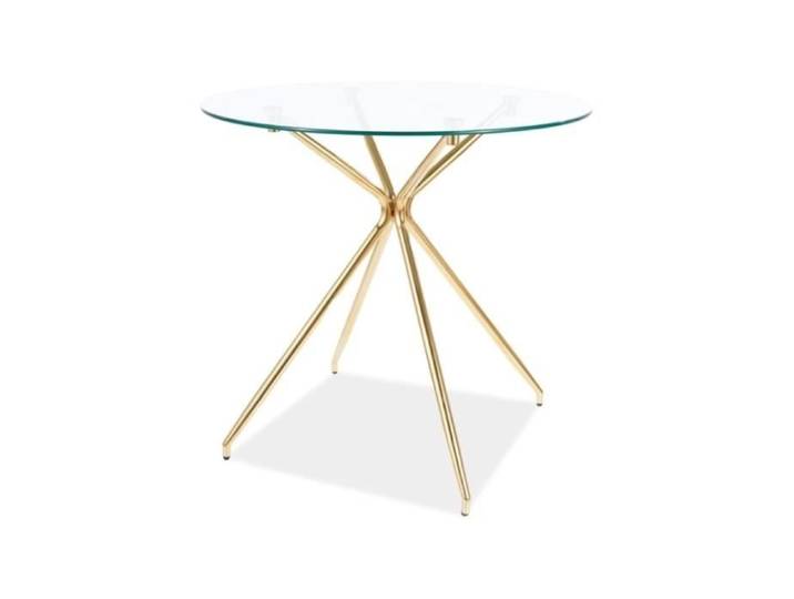 signal TABLE AZALIA TRANSP. / ACIER DORÉ FI 80 - 5901477290411