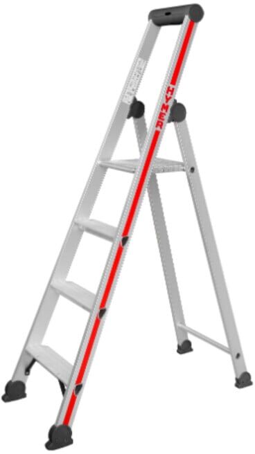 Escabeau simple avec plate-forme, 4 marches Hymer (412604)