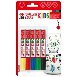 Marabu KiDS Porzellan- und Glasmalstifte