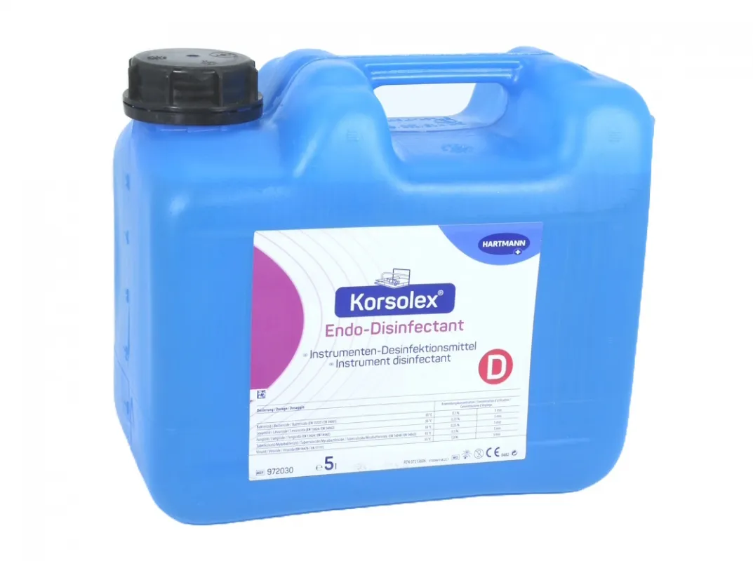 BODE Chemie GmbH & Co. KG Bode Korsolex Endo Disinfectant, 5Ltr., Instrumenten Desifektionsmittel für Instrumenten Waschmaschinen 972030