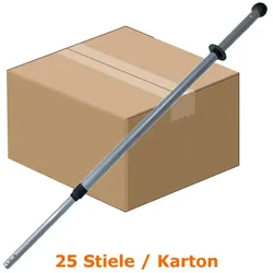 Mophalter Stiel MopKnight Premium Alu 85-150 cm Karton 25 Stück, 2-teiliger hochwertiger Stiel, robuste Ausführung