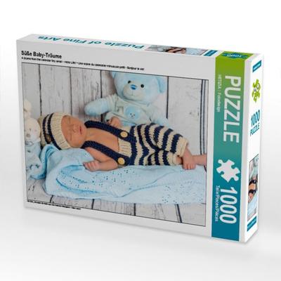 CALVENDO Puzzle Süße Baby-Träume | 1000 Teile Lege-Größe 64x48cm Foto-Puzzle für glückliche Stunden