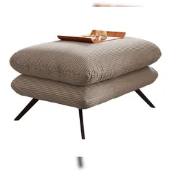 KAWOLA Hocker CHARME Hockerbank groß Cord taupe