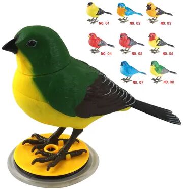 Perfect Picks Market Electric Singing Bird Toy, Cute Interactive Bird Toy Simulation For Kids With Motion & Sound Control mat(random)