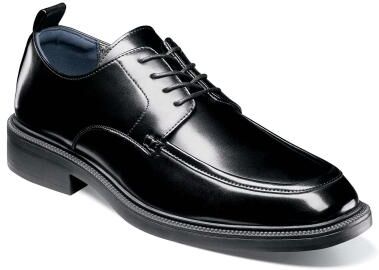 Stacy Adams Evan (Men's) Dress Shoes in Black, Size 10 M, Memory Foam/Rubber/Synthetic