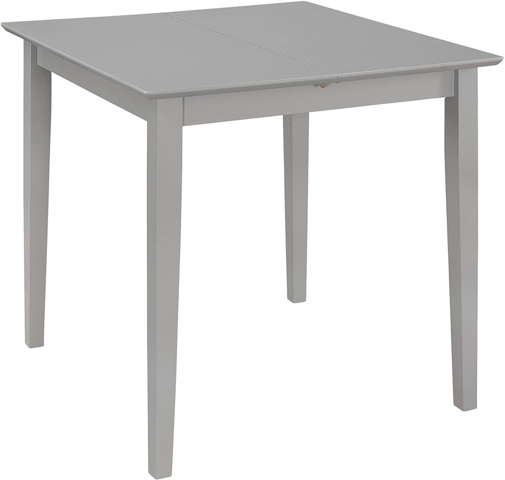 Brambly Cottage Grady Extendable Solid Wood Base Dining Table Grey/Grey
