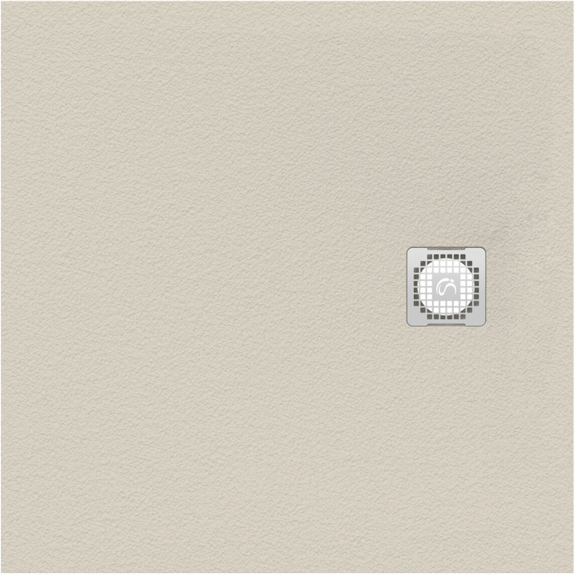 Ideal Standard Flat S receveur de douche K8216FT grès, 100x100x3cm, avec couvercle de bonde
