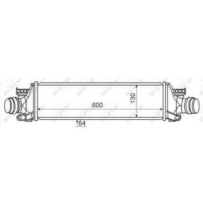 NRF Ladeluftkühler 30351 für DAEWOO