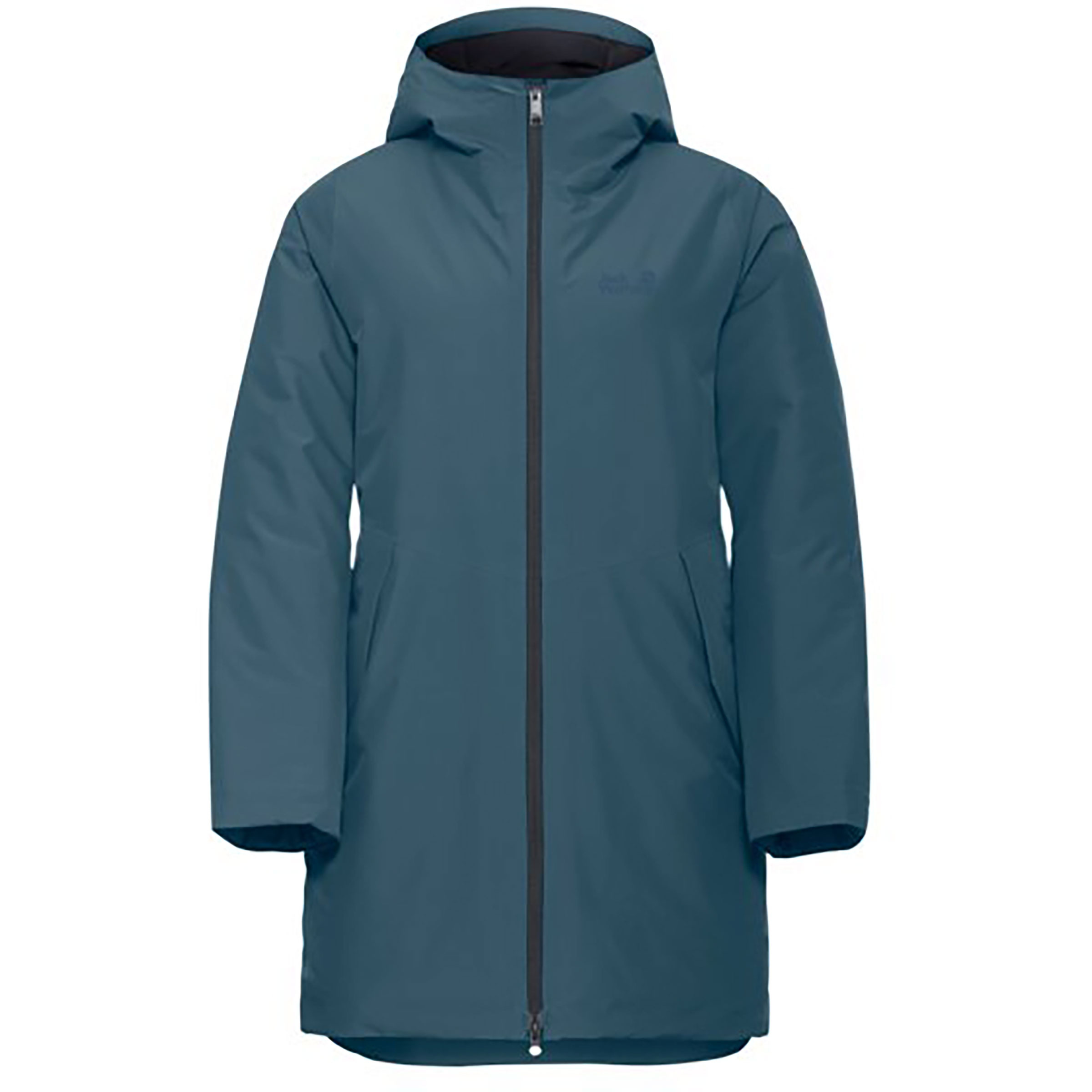Jack Wolfskin Frost Haven Parka Damen Winterjacke blau Größe S Lifestyle Elastisch Wasserabweisend