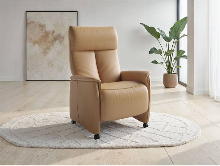 sit&more TV-Sessel Cremona mit Kopfteilverstellung, weitere Funktionen, Ergonomie L: manuelle Fußstütze & Rückenlehne