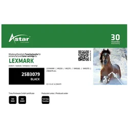 Astar, Toner, AS20463 LEXMARK 25B3079 M/XM Toner