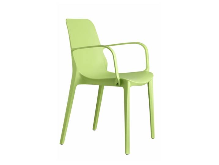 Fauteuil design en plastique vert
