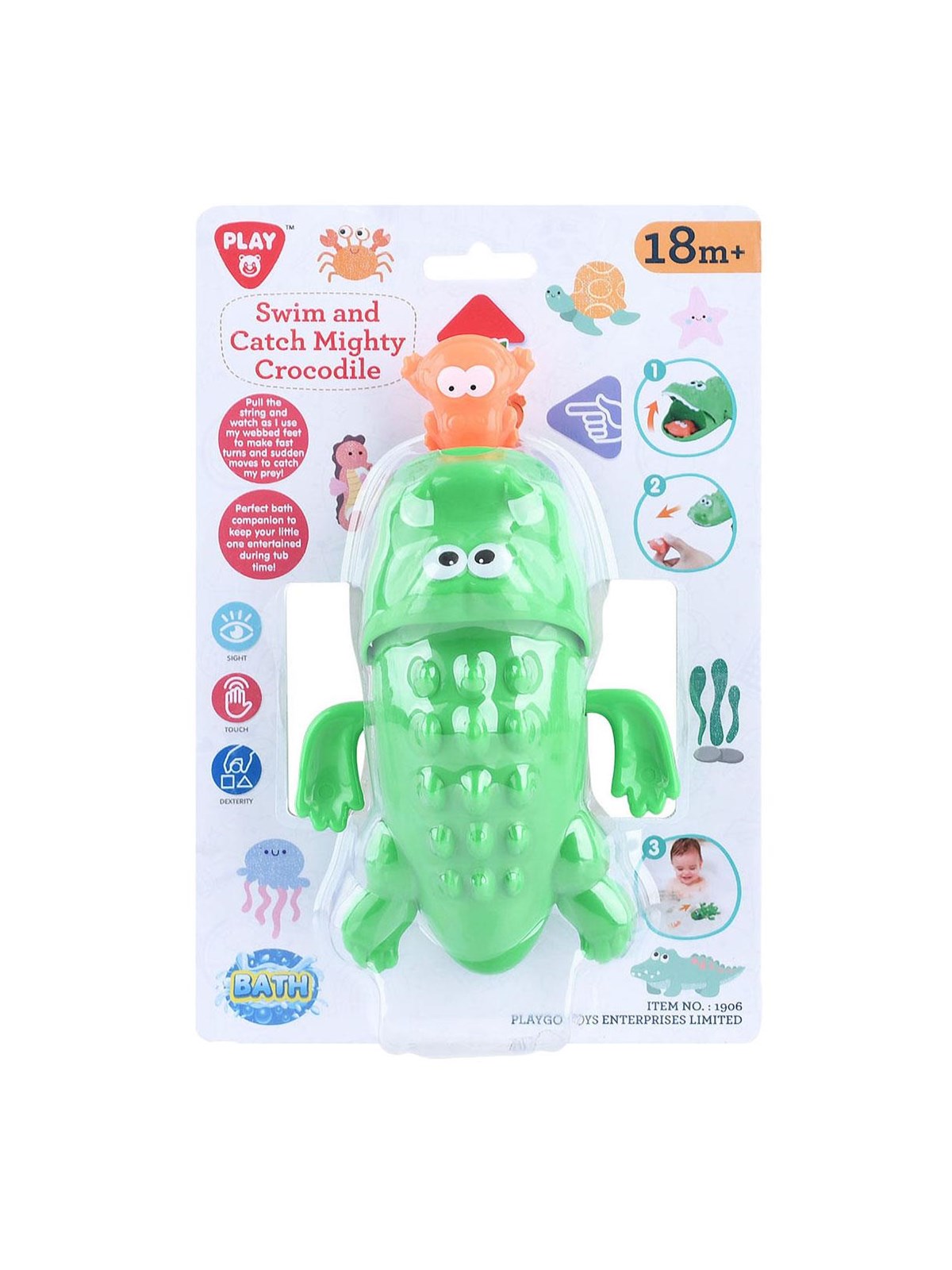 PLAY - Bath Toys Swim and Catch Crocodile 2pcs.