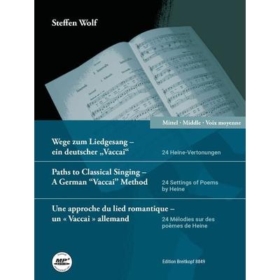 Wege zum Liedgesang - mittlere Stimme -