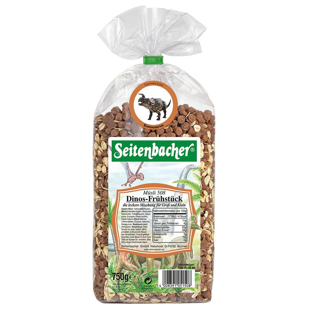 Seitenbacher Dinos Frühstück 750 g Müsli