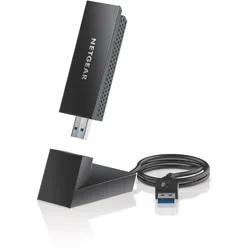 NETGEAR Nighthawk WiFi 6E USB 3.0-Adapter (A8000) – AXE3000 Tri-Band Wireless Gigabit Speed (bis zu 3 Gbit/s) Funktioniert mit jedem WiFi 6- oder 6E-Router oder Mesh-System – Für Windows-PCs