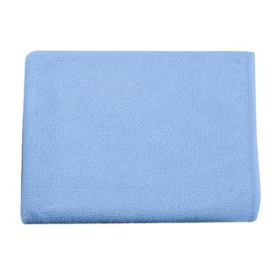 10x Microfasertuch frottiert für Gläser 40 x 40 cm blau