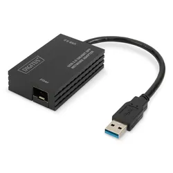 DIGITUS USB3.0 Gigabit SFP Netzwerk Adapter braucht zusätzliches SFP Modul