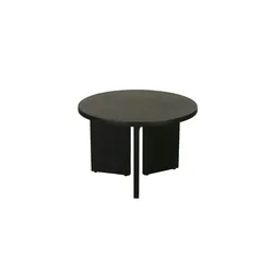 by Living Beistelltisch  Round , schwarz , Maße (cm): H: 41  Ø: 60