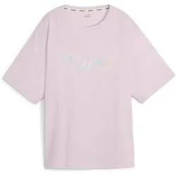 PUMA Damen Shirt ANIMAL REMIX BOYFRIEND TEE, Größe XS in Grau Grau
