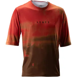 Leatt, Velotrikot, MTB Gravity 4.0 Radtrikot (M), Rot, M
