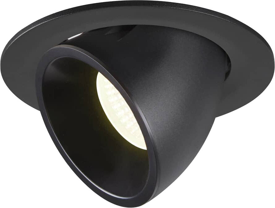 Slv Numinos® Gimble L, Deckeneinbauleuchte Schwarz 4000k 20° - Downlights