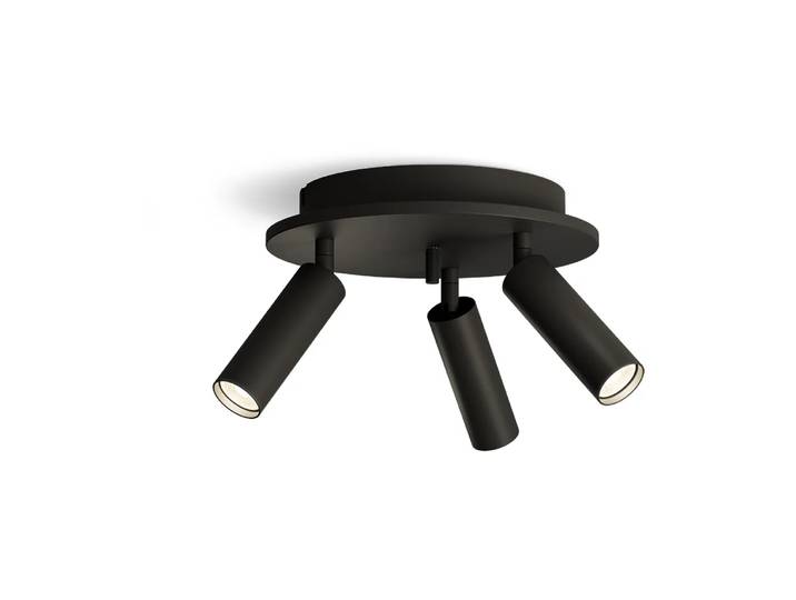 Herstal Spotlight rond Pipeline 3 Noir mat