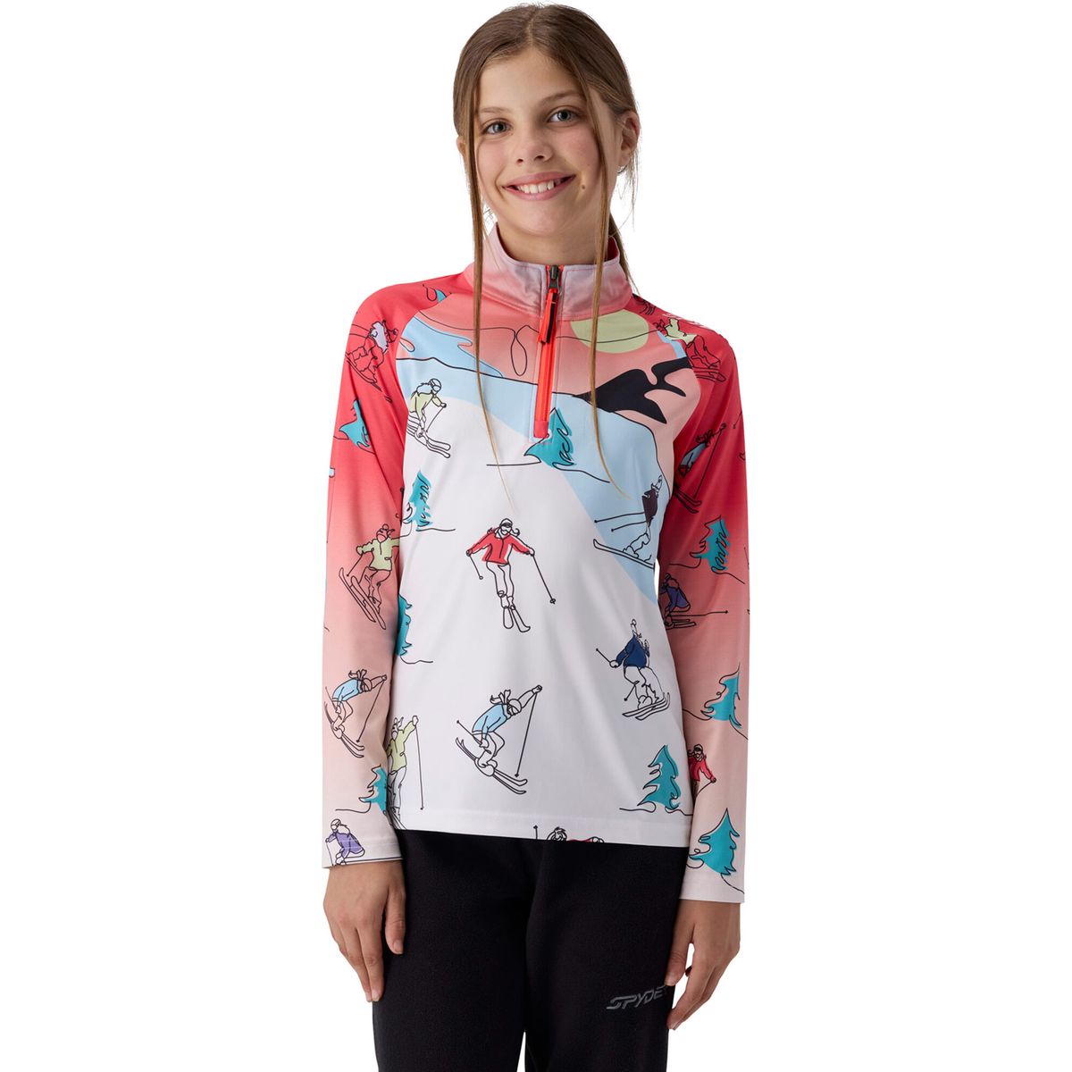 Spyder Surface 1/2 Zip electric coral (ELC) XS 38R013604-ELC-XS