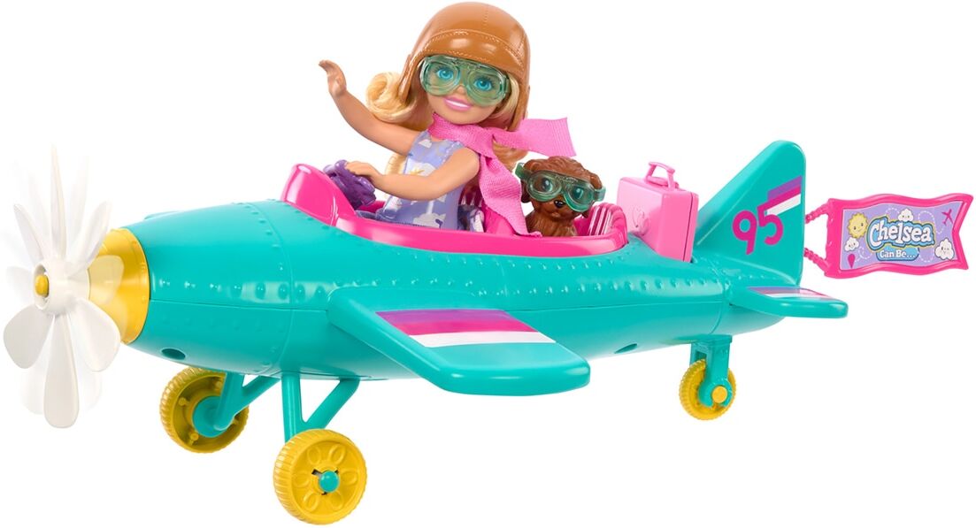 Barbie Chelsea Tú Puedes Ser Aviadora.
