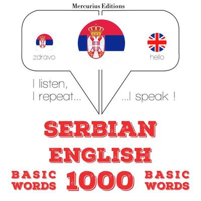1000 essential words in English - JM Gardner, Audio, 9782821139954